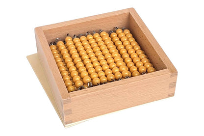 45 Golden Bead Bars of Ten with Box (C Beads)