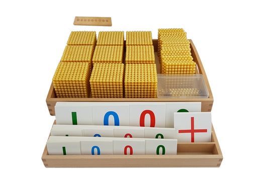 IFIT Montessori: Golden Bead Bank Game (C Beads)