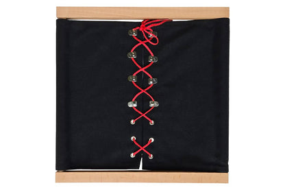 Shoe-Lacing Dressing Frame