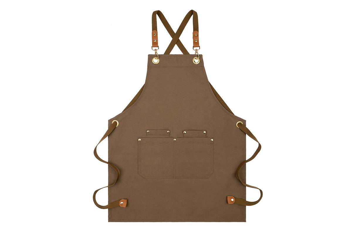 Brown Kids' Apron