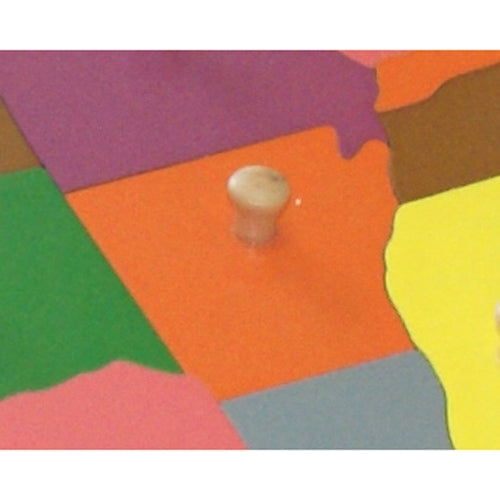 IFIT Montessori: Arkansas - Puzzle Piece of USA (Wood Knob)