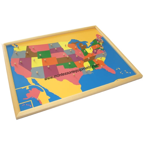 IFIT Montessori: Arkansas - Puzzle Piece of USA (Wood Knob)