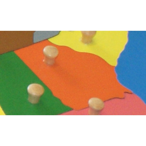 IFIT Montessori: Georgia - Puzzle Piece of USA (Wood Knob)