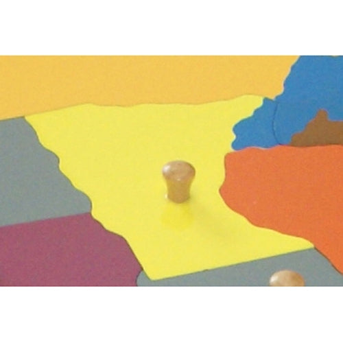 IFIT Montessori: Minnesota - Puzzle Piece of USA (Wood Knob)