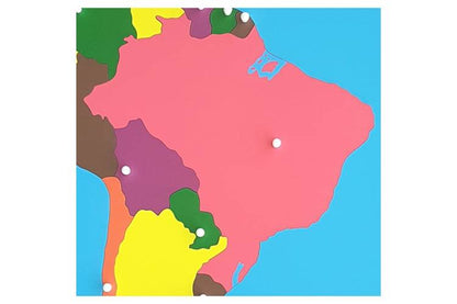 Brazil - Puzzle Piece of South America