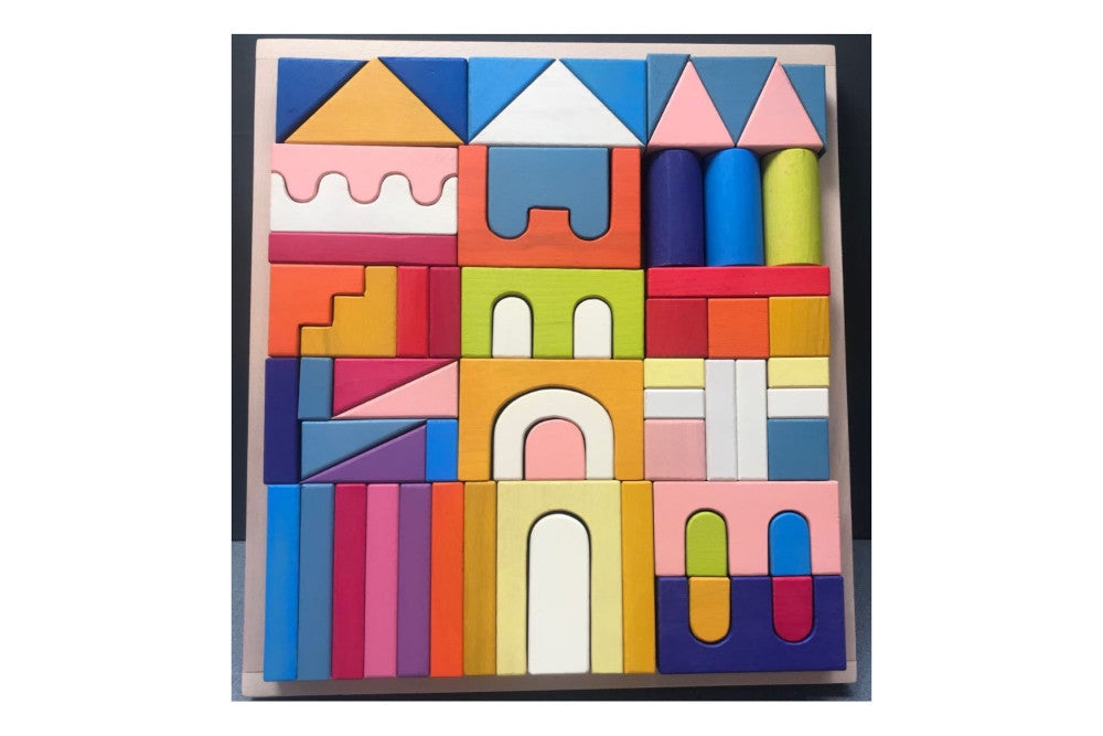 Rainbow Castle Building Set