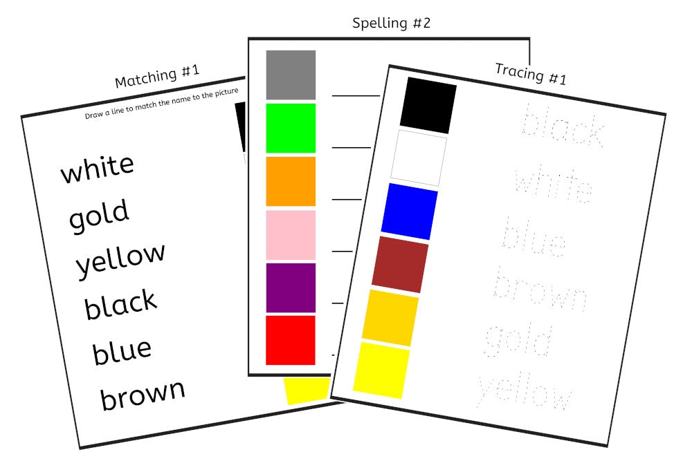 Colours Exercise Set (PDF)