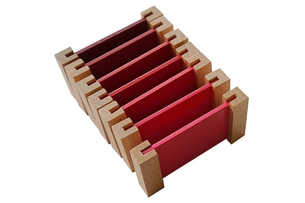 IFIT Montessori: Red Color Tablets for the Third Box of Color Tablets