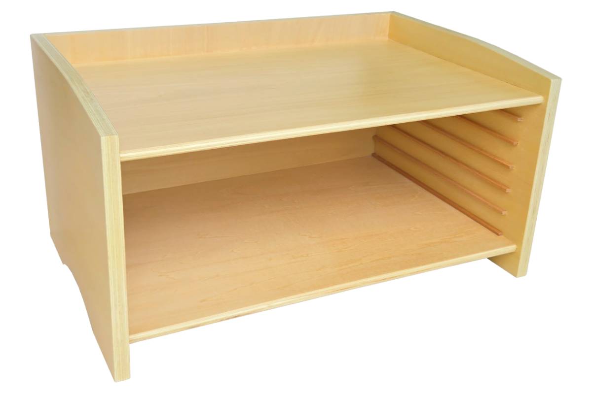Geometric Cabinet with 35 Insets