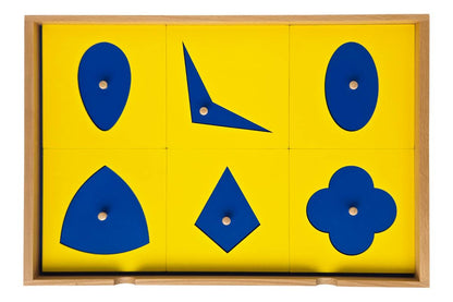 Geometric Cabinet with 35 Insets