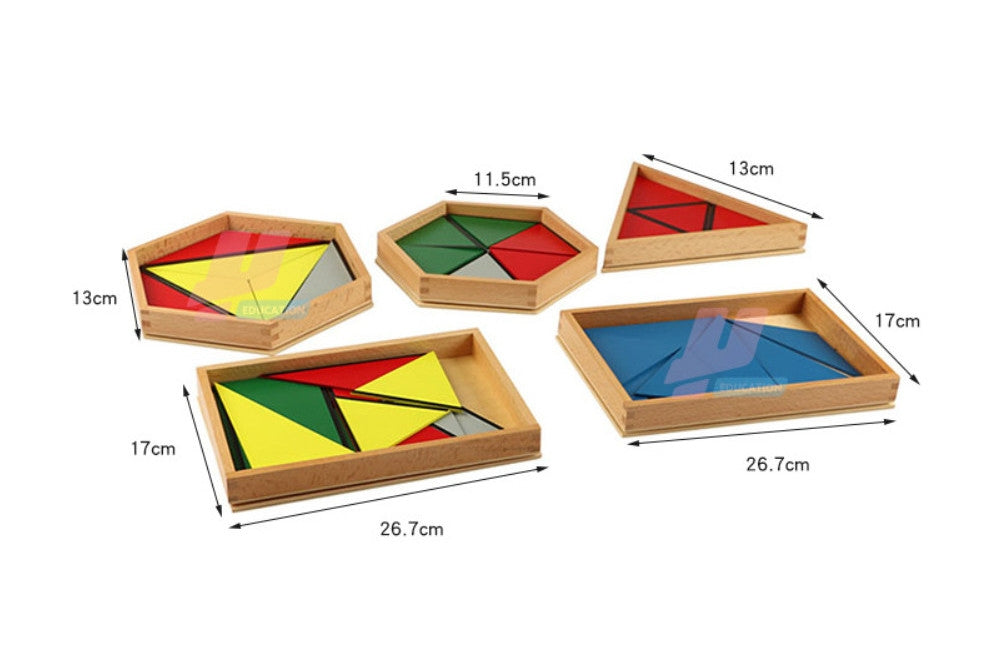 IFIT Montessori: Constructive Triangles - 5 Boxes