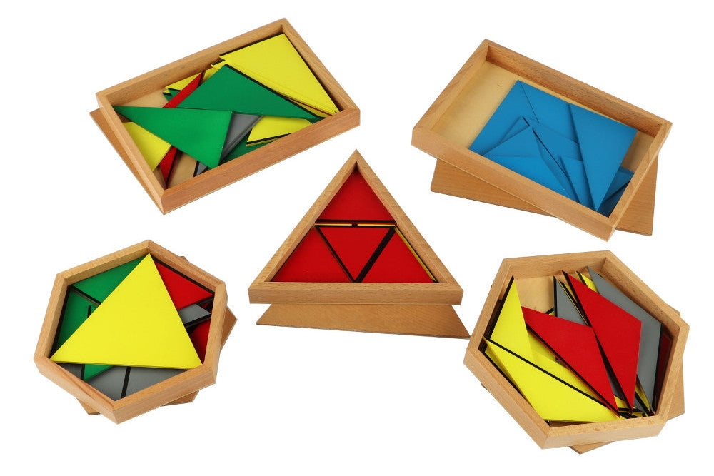 Constructive Triangles - 5 Boxes - IFIT Montessori