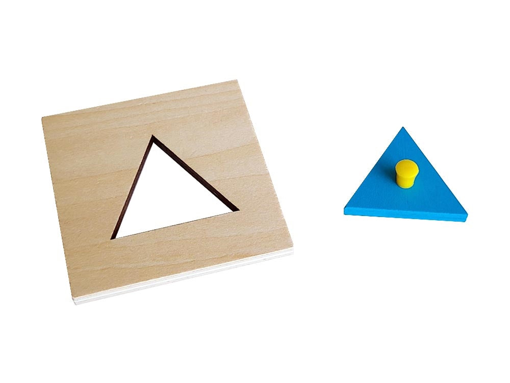 IFIT Montessori: 10 Geometric Insets with Frame