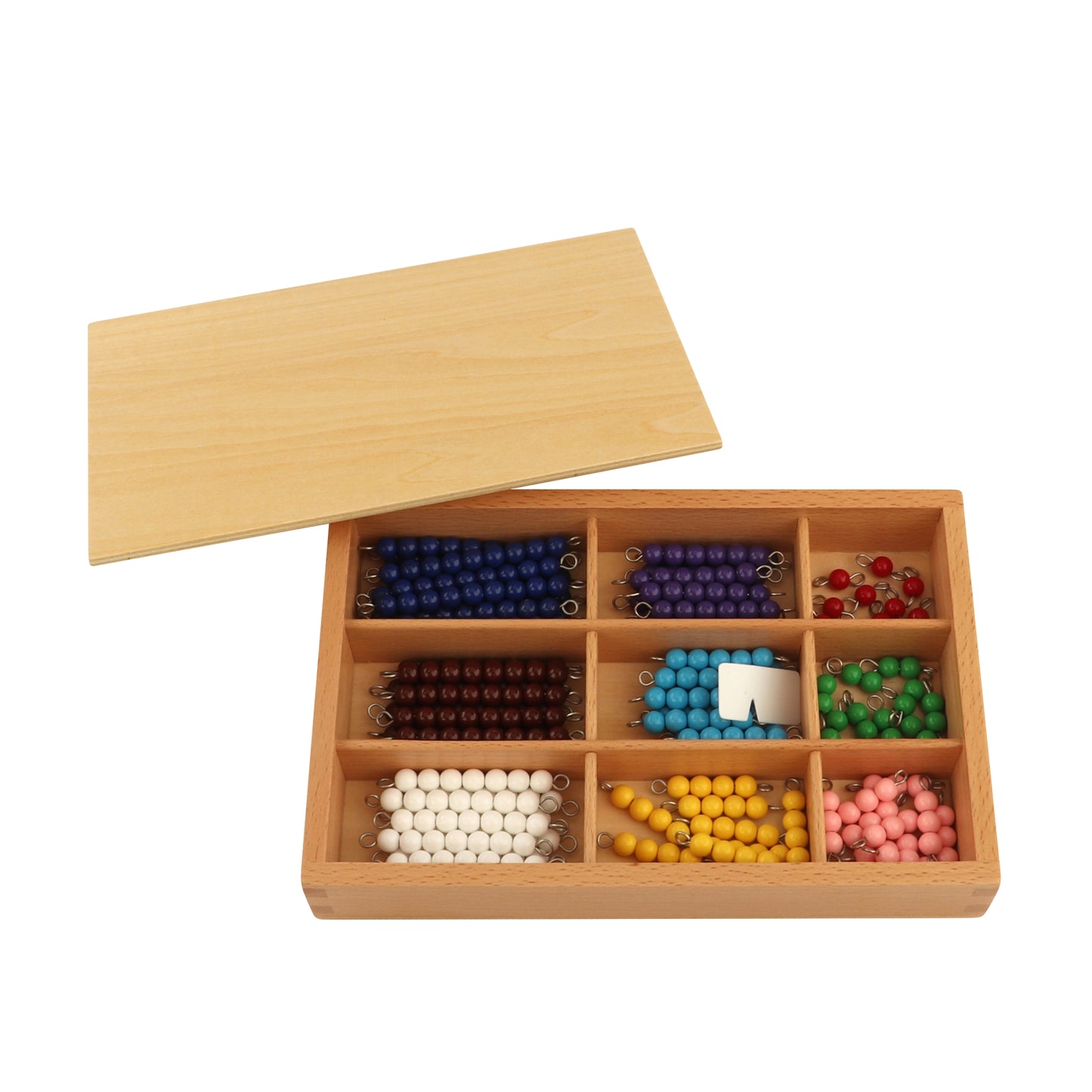 IFIT Montessori: 9-Compartment Bead Box